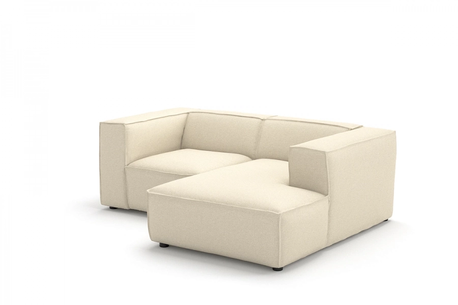 Model MODULARIS WB (wysoki bok) - Modularis WB sofa 1,5 osobowa + longchair prawy